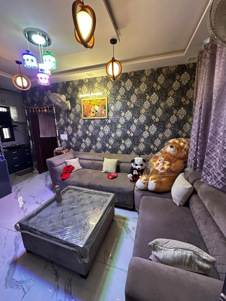 Living Room, rohini sector 24 2 Bedroom 28 Sq.Mt. Builder Floor In Rohini Sector 24 Delhi 8520753