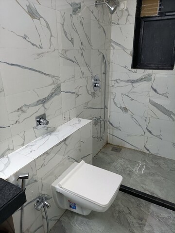 Bathroom in 3 BHK Apartment at Mayfair Hillcrest, Powai – for Rent