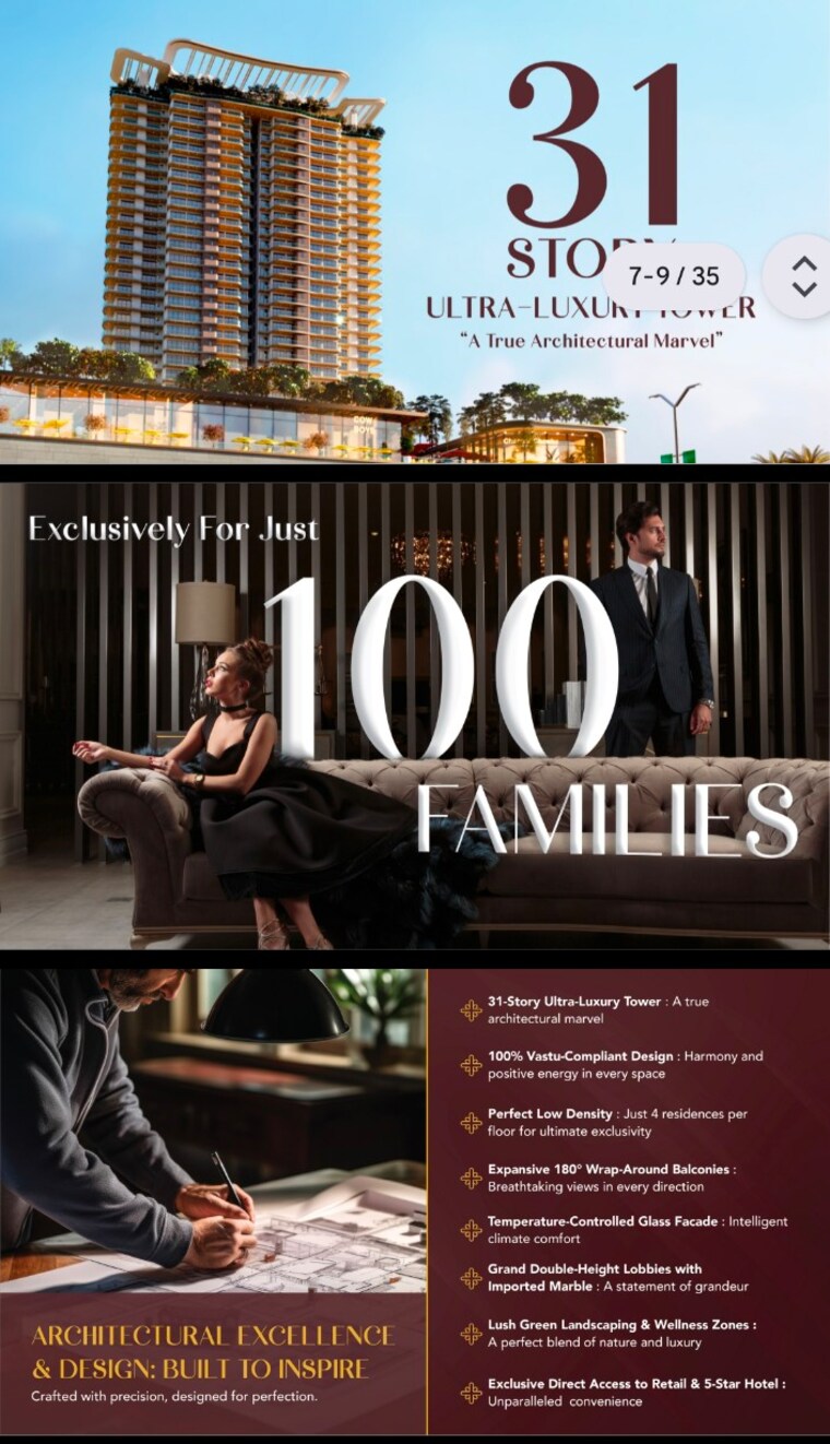 Exterior View, sector 27a 3.5 Bedroom 2650 Sq.Ft. Apartment In Sector 27a Faridabad 8520814