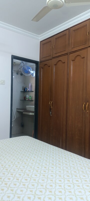 Bathroom in 2 BHK Apartment at Royal Classic Co Op Society, Andheri West – for Rent