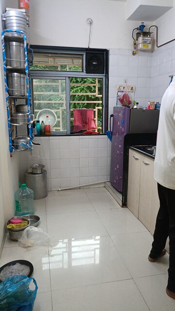 Kitchen in 1 BHK Apartment at Pranjee Garden City Phase 2, Katrap – for Rent