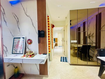 Living Room in 1 BHK Apartment at Hiranandani Estate, Ghodbunder Road – for Rent
