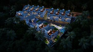 4 BHK Villa – Exterior View View at Verna - for Sale