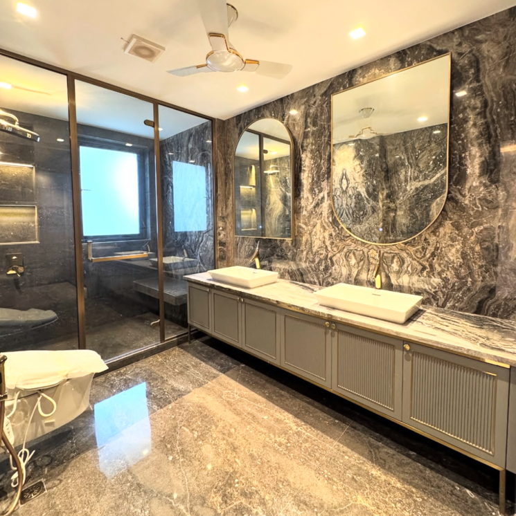 Bathroom, oberoi-seven 5 Bedroom 5000 Sq.Ft. Villa In Gokuldham Colony Mumbai 8521287