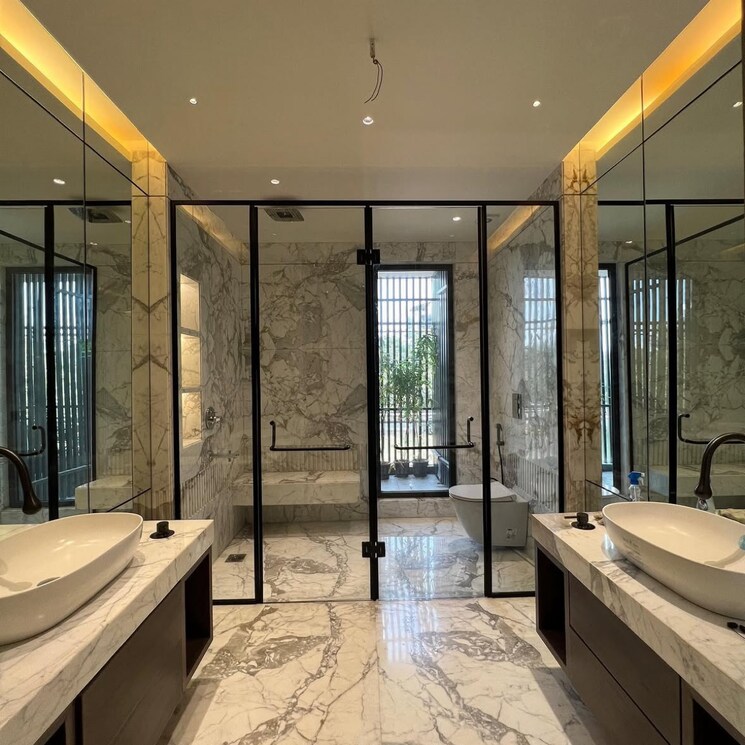 Bathroom, oberoi-seven 5 Bedroom 5000 Sq.Ft. Villa In Gokuldham Colony Mumbai 8521287