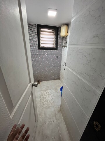 Bathroom in 1 BHK Apartment at Smruti CHS Charai, Charai – for Rent