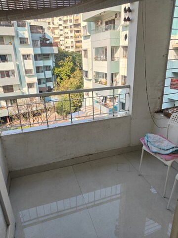Balcony in 2 BHK Apartment at Naiknavare Trinity Court, Koregaon Park – for Rent