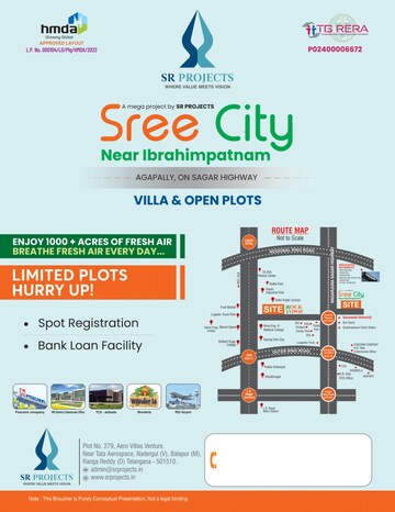 Plot Area in  Plot at SR Sree City, Agapally – for Sale