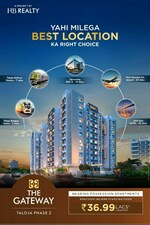 1 BHK 672 Sq.Ft. Apartment in H.B Realty.The Gateway