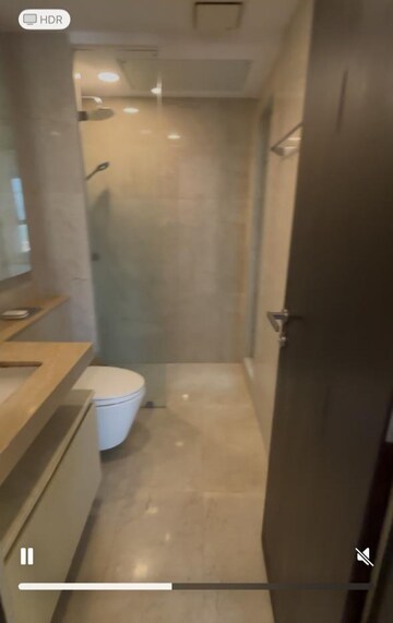 Bathroom in 2.5 BHK Apartment at Hiranandani Atlantis, Powai – for Rent