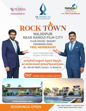  Plot – Exterior View View at SR Rock Town, Mazidpur - for Sale