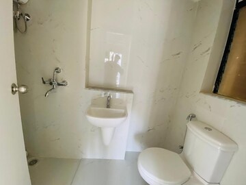 Bathroom in 1.5 BHK Apartment at Runwal Gardens, Dombivli East – for Rent