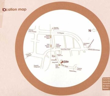 Floor Plan in 3 BHK Apartment at Pacific Point, Garia – for Sale