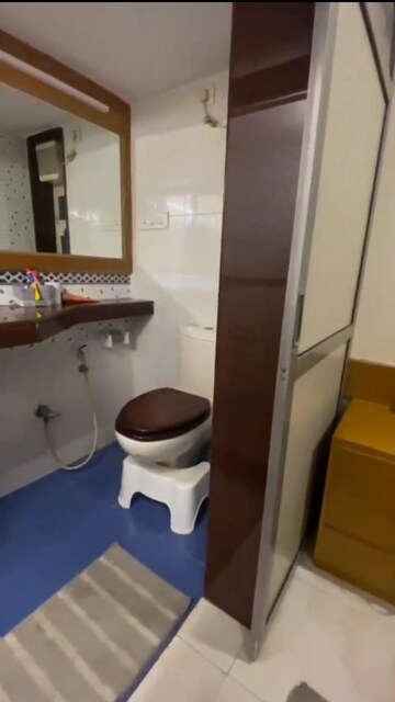 Bathroom in 2 BHK Apartment at Homeland Apartment, Andheri West – for Rent