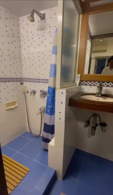 Bathroom in 2 BHK Apartment at Homeland Apartment, Andheri West – for Rent