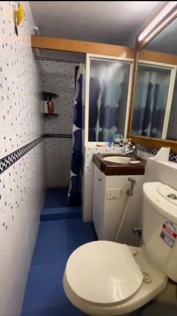 Bathroom in 2 BHK Apartment at Homeland Apartment, Andheri West – for Rent