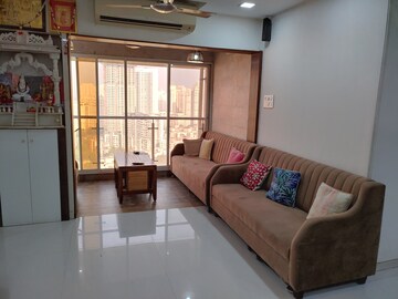 Living Room in 3 BHK Apartment at Rosa Bella, Ghodbunder Road – for Sale