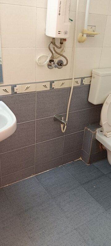 Bathroom in 2 BHK Apartment at Shiv Shrishti CHS Powai, Powai – for Rent