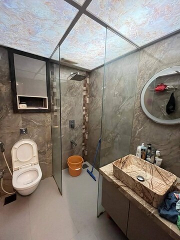 Bathroom in 3 BHK Apartment at Transcon Triumph Tower, Andheri West – for Sale