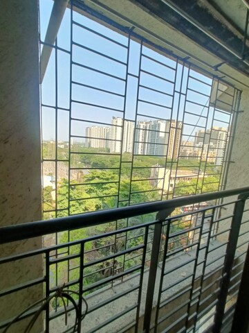 Balcony in 1 BHK Apartment at Shiv Sai Paradise, Majiwada – for Rent