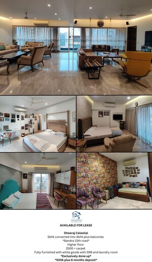 Bedroom in 4 BHK Apartment at Adani Western Heights Sky Apartments, Andheri West – for Sale