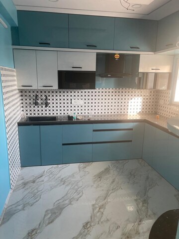 Kitchen in 3 BHK Apartment at Vajras Jasmine County, Puppalaguda – for Rent