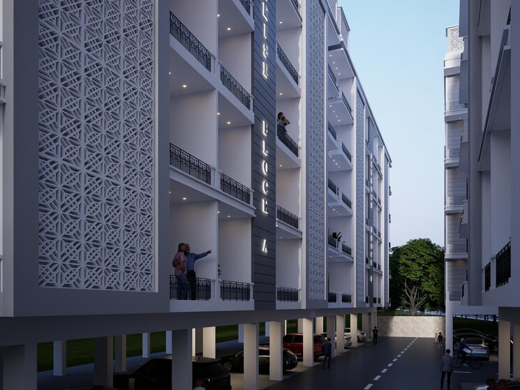 Exterior View, vihaan-wisteria 3 Bedroom 1500 Sq.Ft. Builder Floor In Sector 1 Greater Noida Greater Noida 8523194