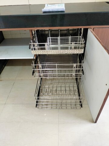 Kitchen in 3 BHK Apartment at Chitravani Tower, Goregaon East – for Rent