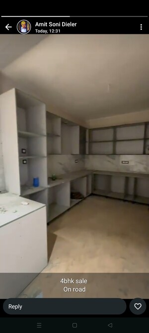 Kitchen in 4 BHK Builder Floor at Palm Residency Chhatarpur, Chattarpur – for Sale