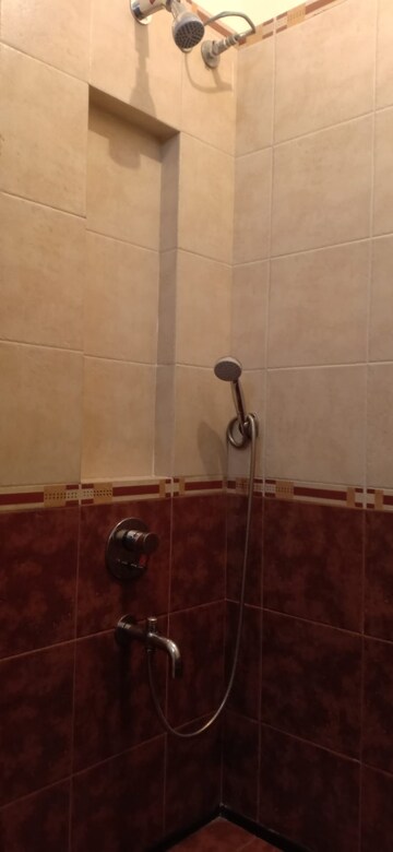 Bathroom in 3 BHK Apartment at Chitravani Tower, Goregaon East – for Rent