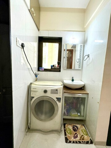 Bathroom in 1.5 BHK Apartment at Shree Satya Shankar Residency, Manpada – for Sale
