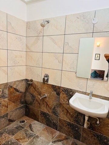 Bathroom in 2 BHK Apartment at Domlur – for Rent