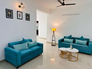 Living Room in 2 BHK Apartment at Domlur – for Rent