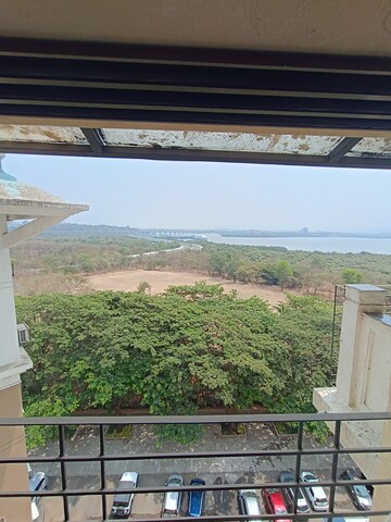 Balcony in 3 BHK Apartment at NRI Complex Phase 2, Seawoods – for Rent