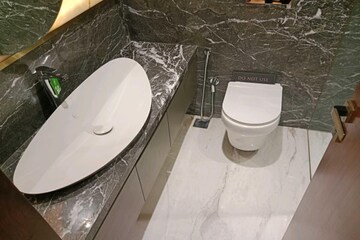 Bathroom in 3 BHK Apartment at Ruparel Jewel, Parel – for Sale
