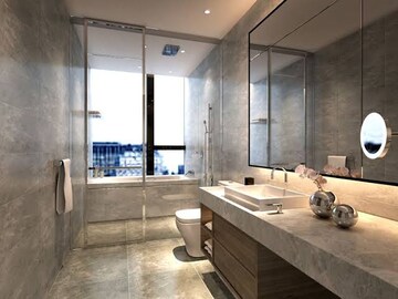 Bathroom in 5 BHK Apartment at Lodha The Park, Worli – for Sale