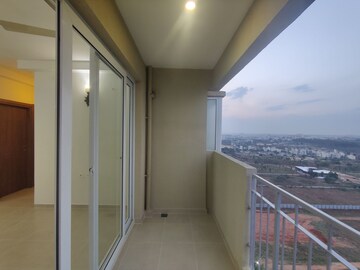 Balcony in 2 BHK Apartment at Bhartiya City Nikoo Homes II, Thanisandra Main Road – for Sale