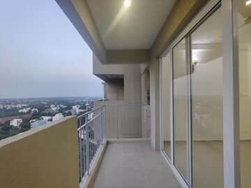 Balcony in 2 BHK Apartment at Bhartiya City Nikoo Homes II, Thanisandra Main Road – for Sale