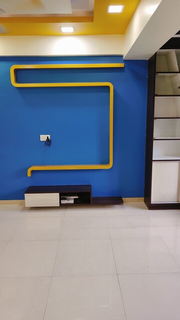 Living Room in 1 BHK Apartment at Lodha Paradise, Majiwada – for Rent