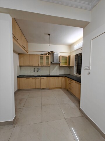 Kitchen in 3 BHK Apartment at Tetra Grand Green View, Hebbal – for Rent