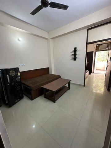 Living Room in 1 BHK Builder Floor at Builder Floor, Sector 28 – for Rent