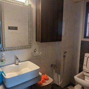 Bathroom in 2 BHK Apartment at Prakash CHS, Daulat Nagar – for Sale