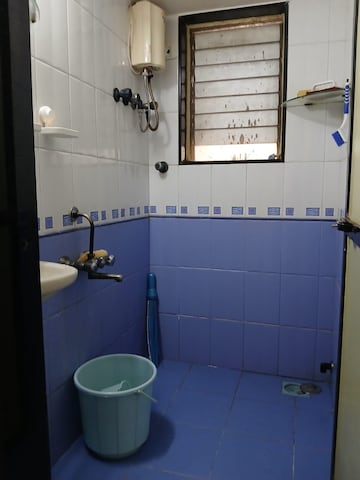 Bathroom in 1 BHK Apartment at Manali Building, Malad West – for Rent
