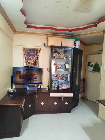 Living Room in 1 RK Apartment at Saraf Choudhari Nagar CHS, Kandivali East – for Rent