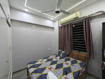Bedroom in 2 BHK Apartment at Rajvi Aashirvad Heights, Vasna – for Rent