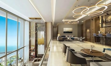 Living Room in 5 BHK Apartment at Sugee Marina Bay, Worli – for Sale