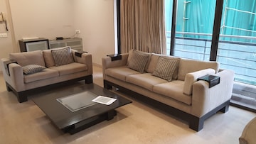 Living Room in 3 BHK Apartment at Ekta Park Vista, Khar West – for Rent