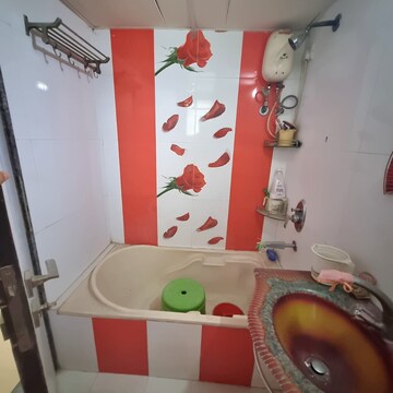 Bathroom in 3 BHK Apartment at Malad East – for Rent