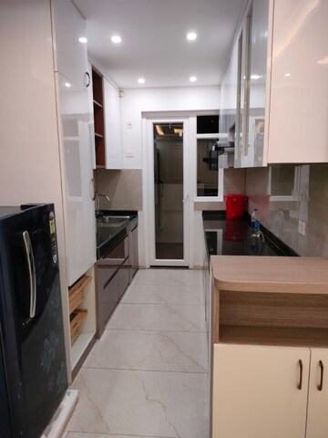 Kitchen in 3.5 BHK Apartment at Rishita Manhattan, Gomti Nagar – for Rent