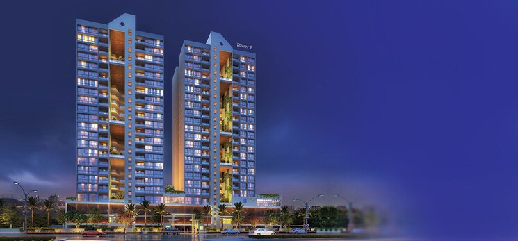Exterior View, vascon-forest-edge 2 Bedroom 790 Sq.Ft. Apartment In Kharadi Pune 8524824